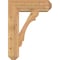 Ekena Millwork Olympic Craftsman Smooth Bracket w/ Offset Brace, Western Red Cedar, 7 1/2"W x 22"D x 30"H BKT0806X22X30OLY04SWR - alternate 2
